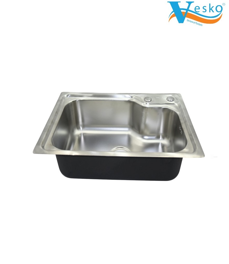 Chrome Inset Sink 57/43